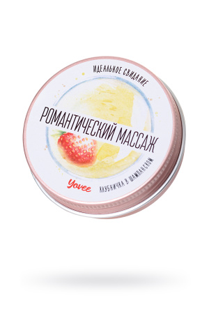 Свеча массажная Yovee by Toyfa «Романтический массаж» с ароматом клубники и шампанского