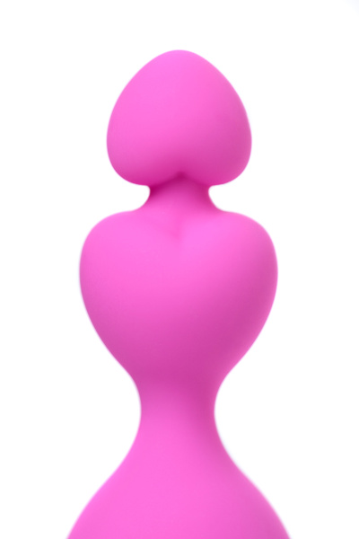 Анальная цепочка TOYFA ToDo  SWEETY, силикон, розовый, 18,5 см, Ø 3,1 см
