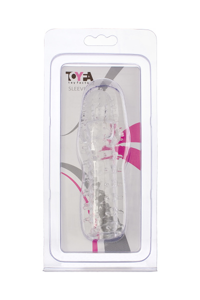 Насадка Toyfa, Прозрачная, 8 см, Ø 2,5