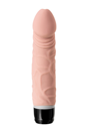 Вибратор реалистичный TOYFA A-Toys Bolv, силикон, телесный, 19 3см, Ø 3,9 см